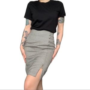Vintage Houndstooth Skirt